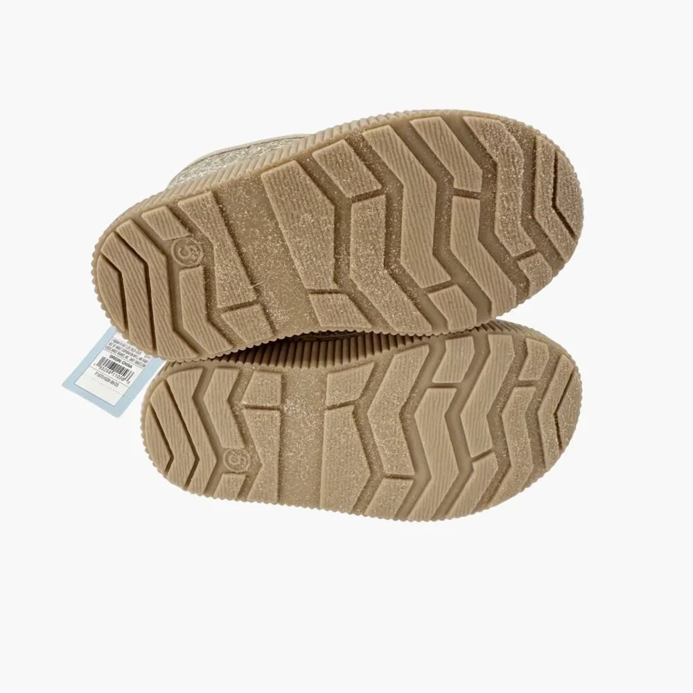 NEW Cat & Jack Toddler Arlo Booties - Gold - Size 5